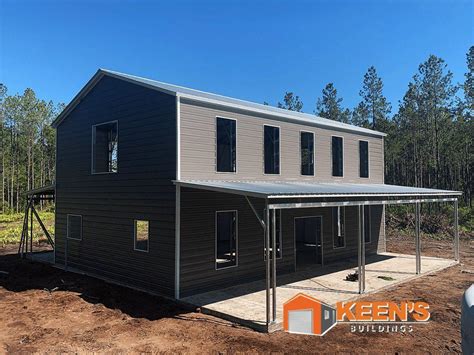 2 story metal house kits|prefab metal building double 25.